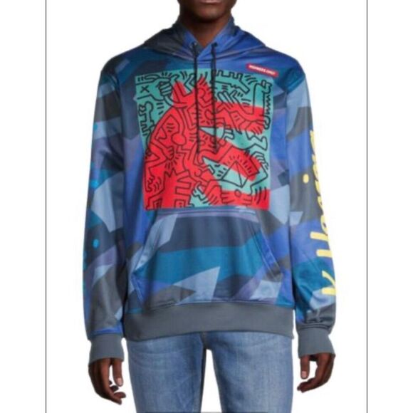 🎉HP🎉 MEMBERS ONLY + K HARANG- M Sz L - NWT "Basquiat" (Front & Back) Hoodie - Picture 13 of 16